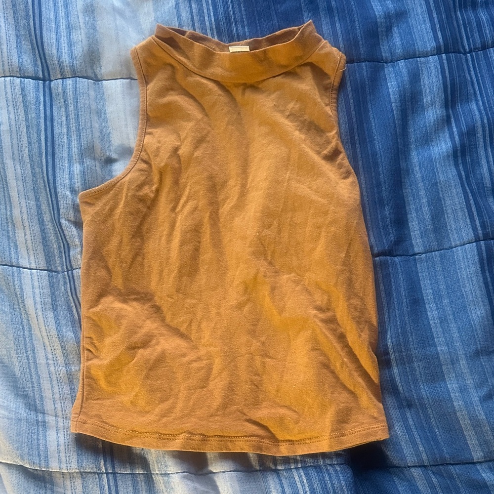 Bozzolo Women’s Tan Sleeveless Tank Top